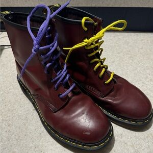 Red dr. martens